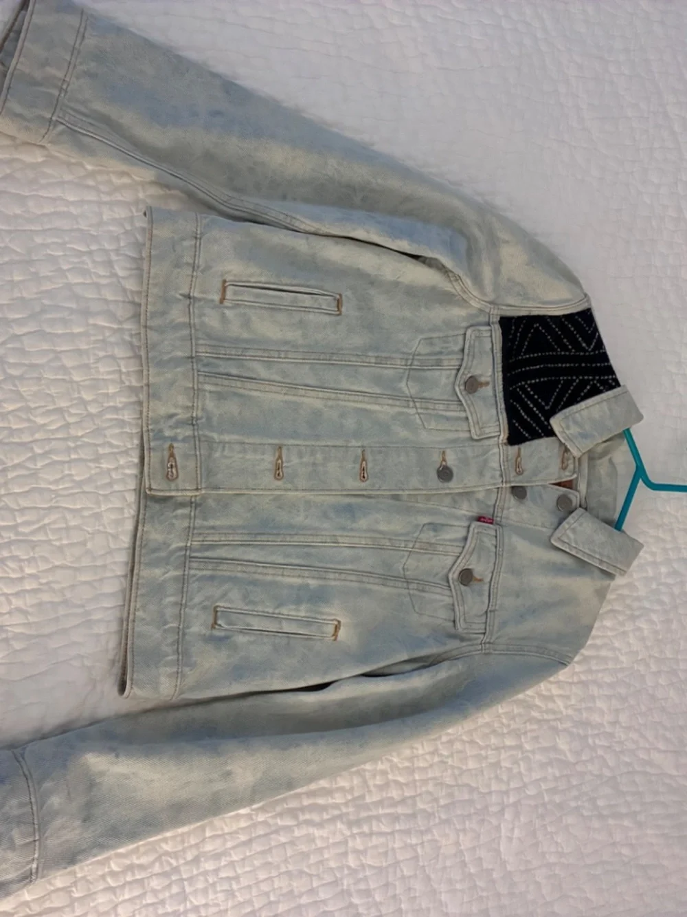 Denim Embroidered Jacket - Picture 5 of 5